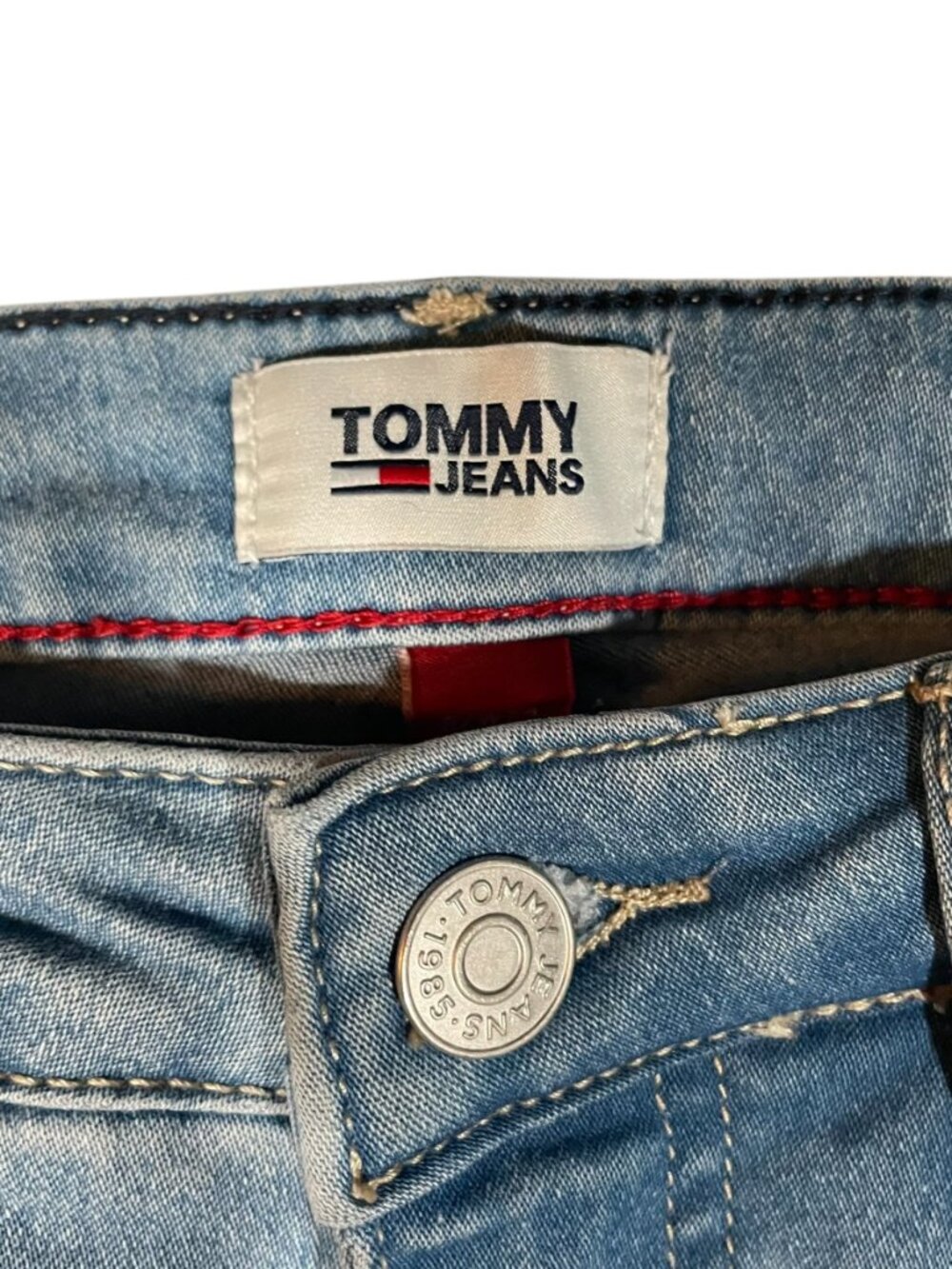Tommy Jeans Y2K 90s Designer Denim Straight Sz 8